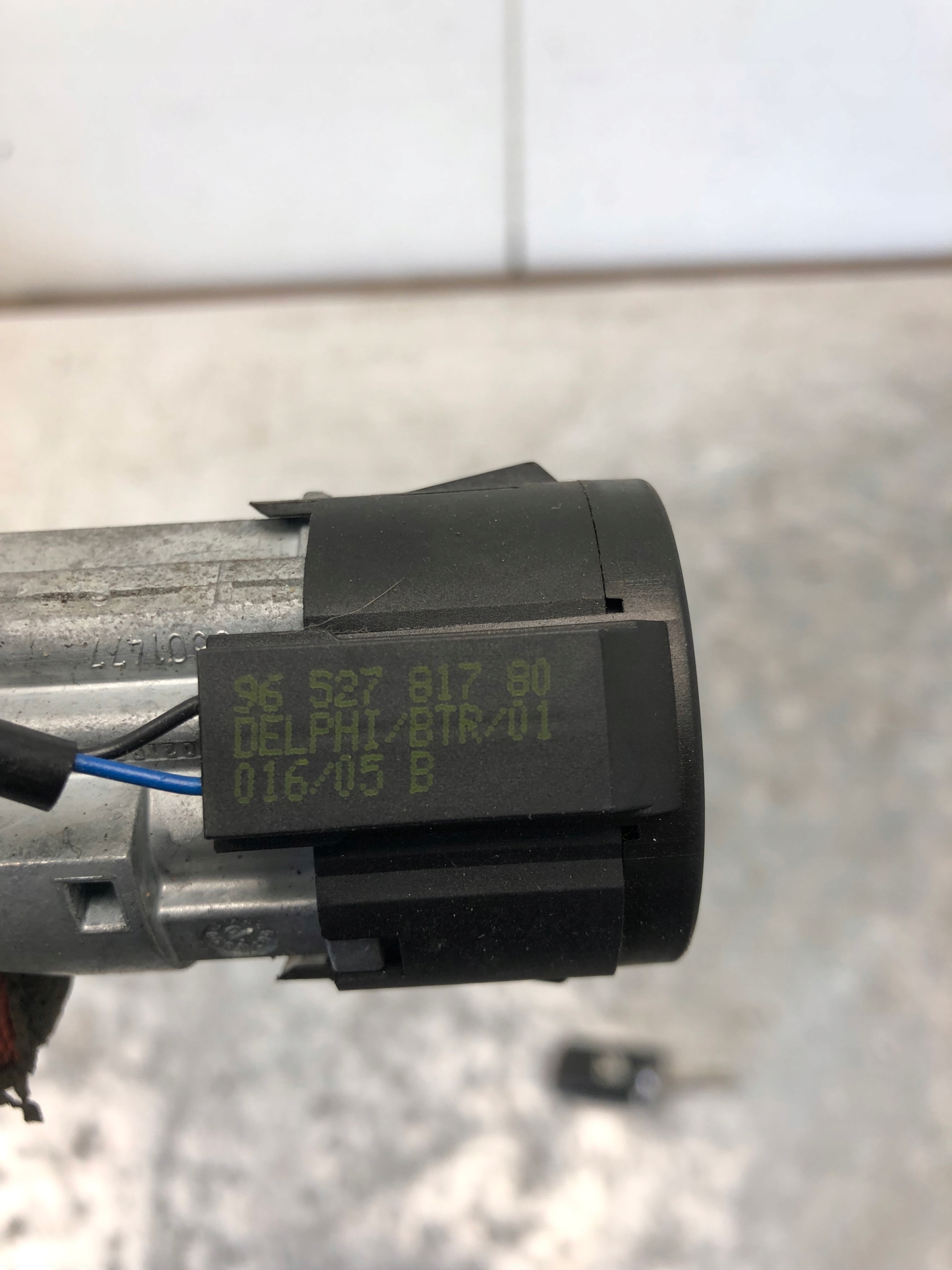ignition + key PEUGEOT 1007 9652781780