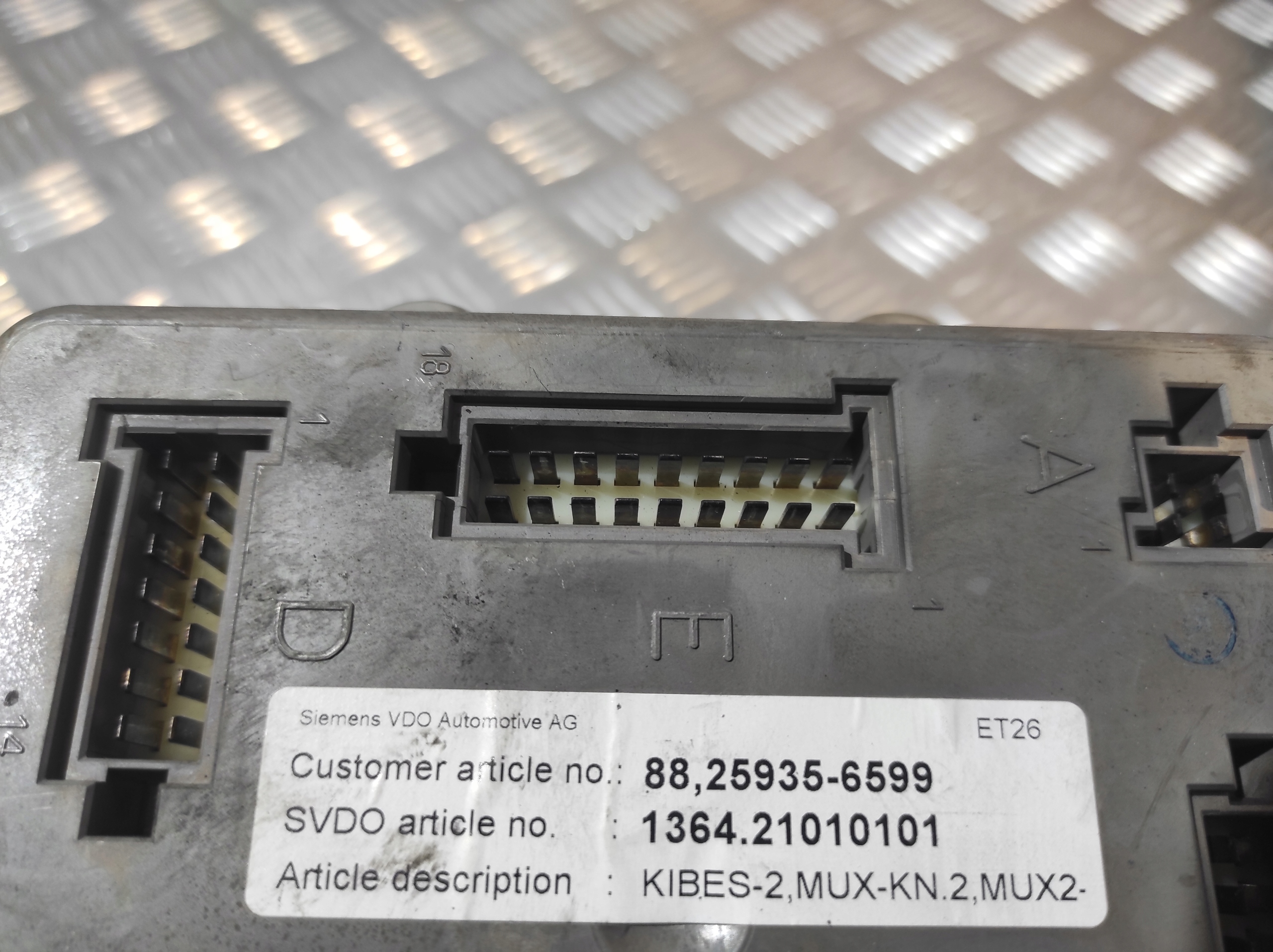 control unit MUX2-M 1364.21010101 SIEMENS VDO D-78052