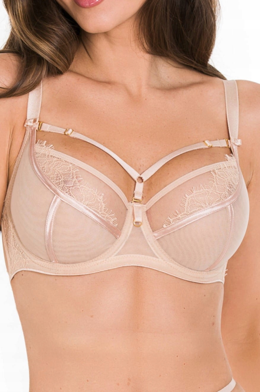 Dámská podprsenka Mediolano Deziro 19025 béžová [Velikost 85 D]