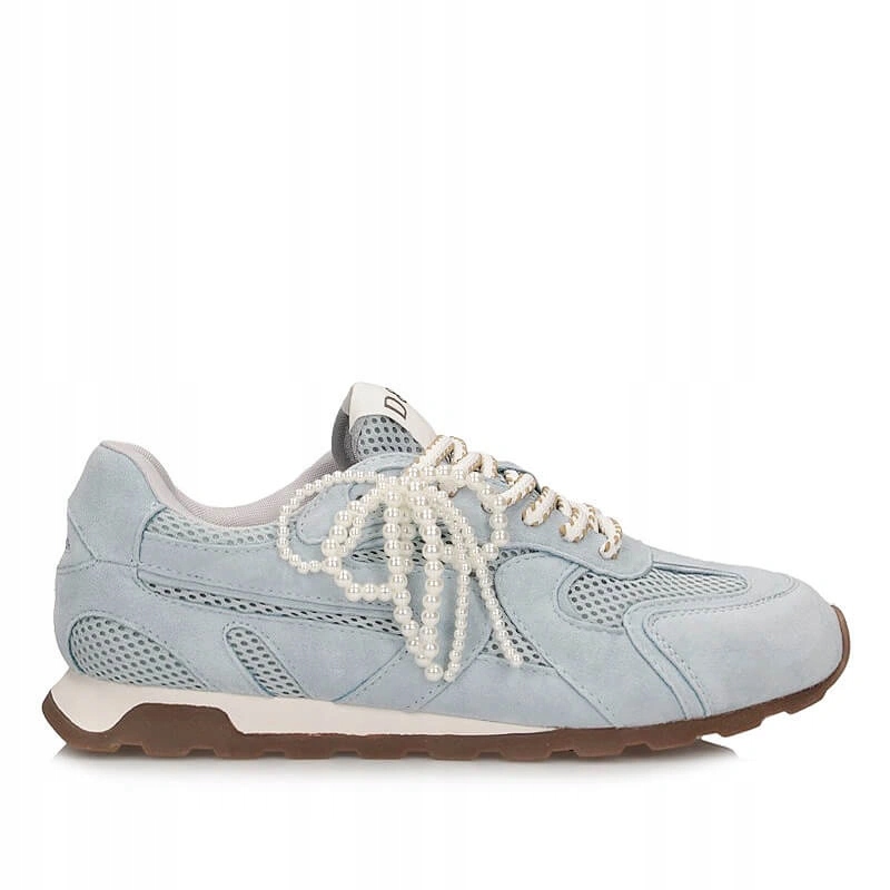 Dámské tenisky S.Barski MK61-0705 Blue, modré, šněrovací, kožené