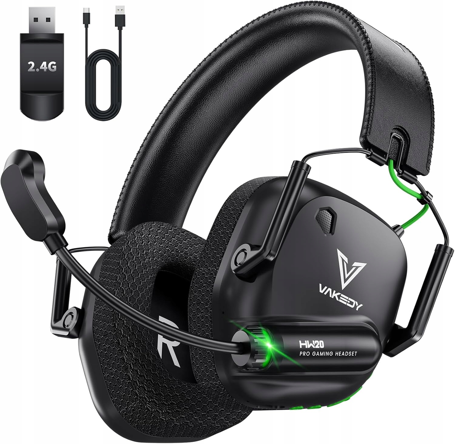 Herní Sluchátka Vakedy HW20 Mikrofon Do Uší Gaming PS4 Pc 50H Pro