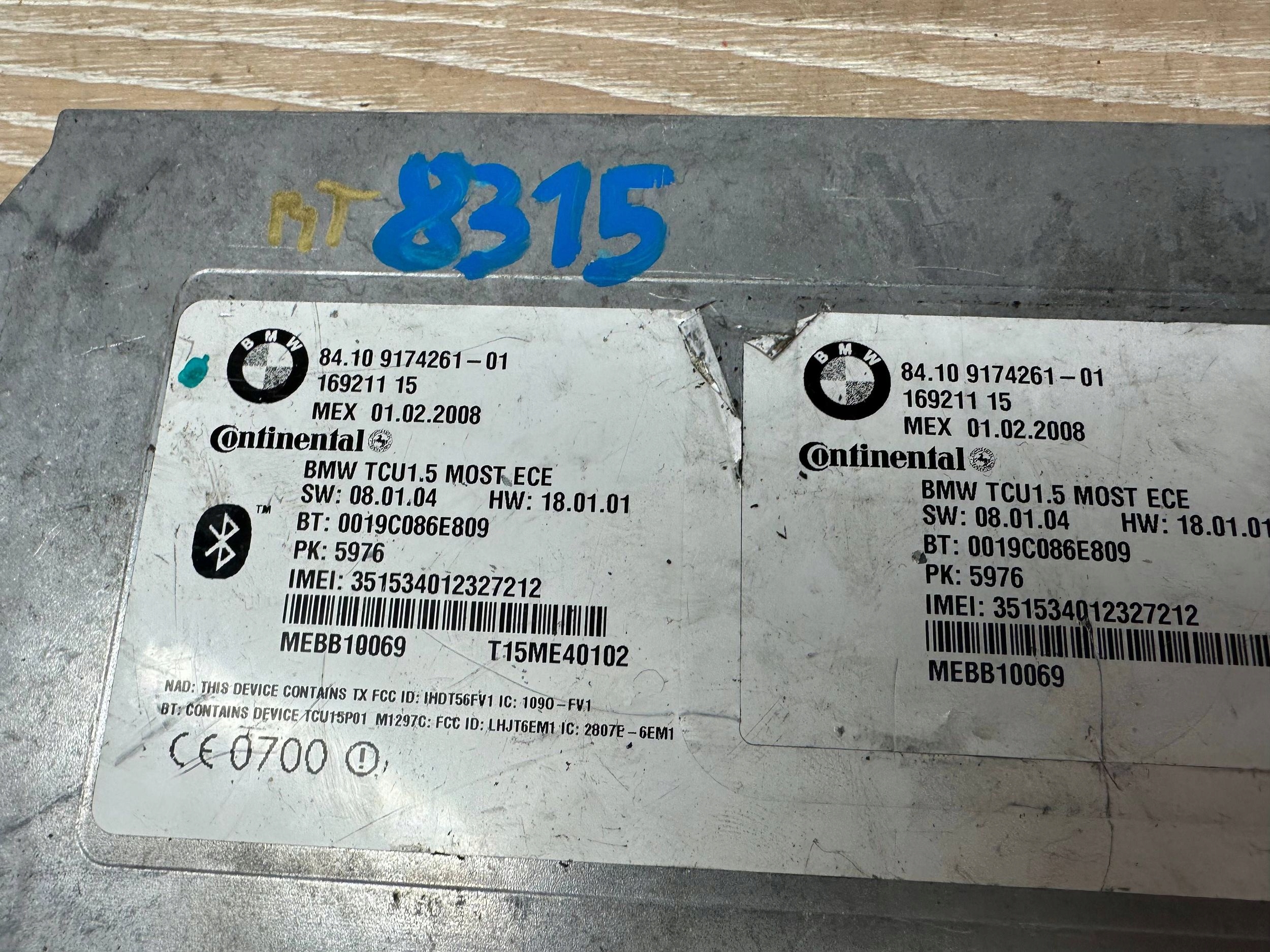 modul Bluetooth Wszystkie BMW 3 E90 E91 9174261