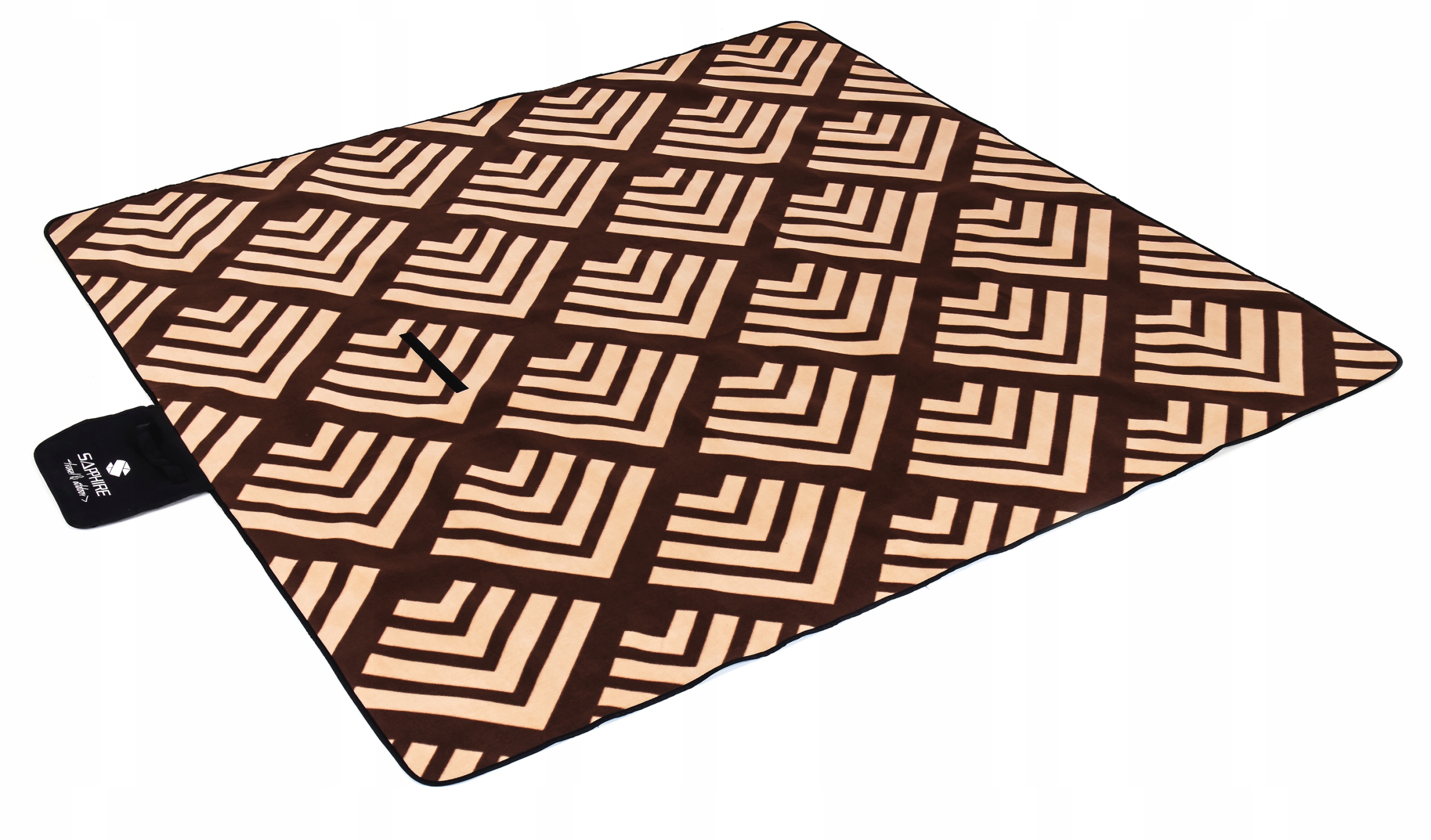 KOC piknikowy PLAŻOWY 200x200cm SAPPHIRE z IZOLACJĄ wodoodporny Z UCHWYTEM Marka Sapphire