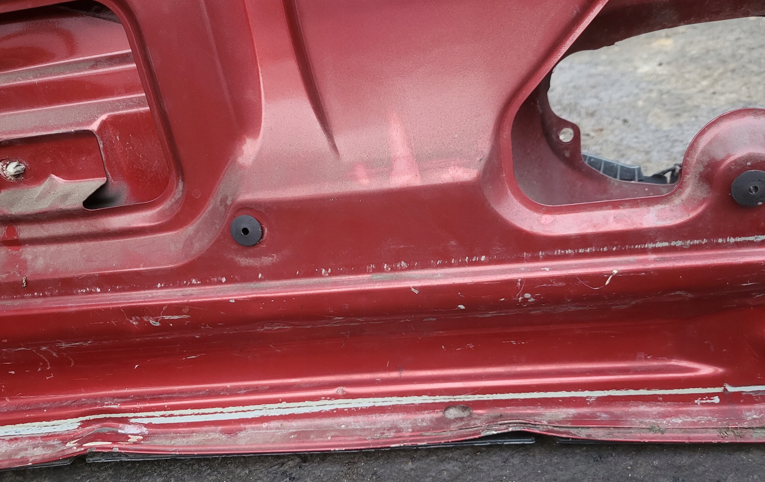 boot doors boot window wiper mechanism moulding RENAULT KANGOO and