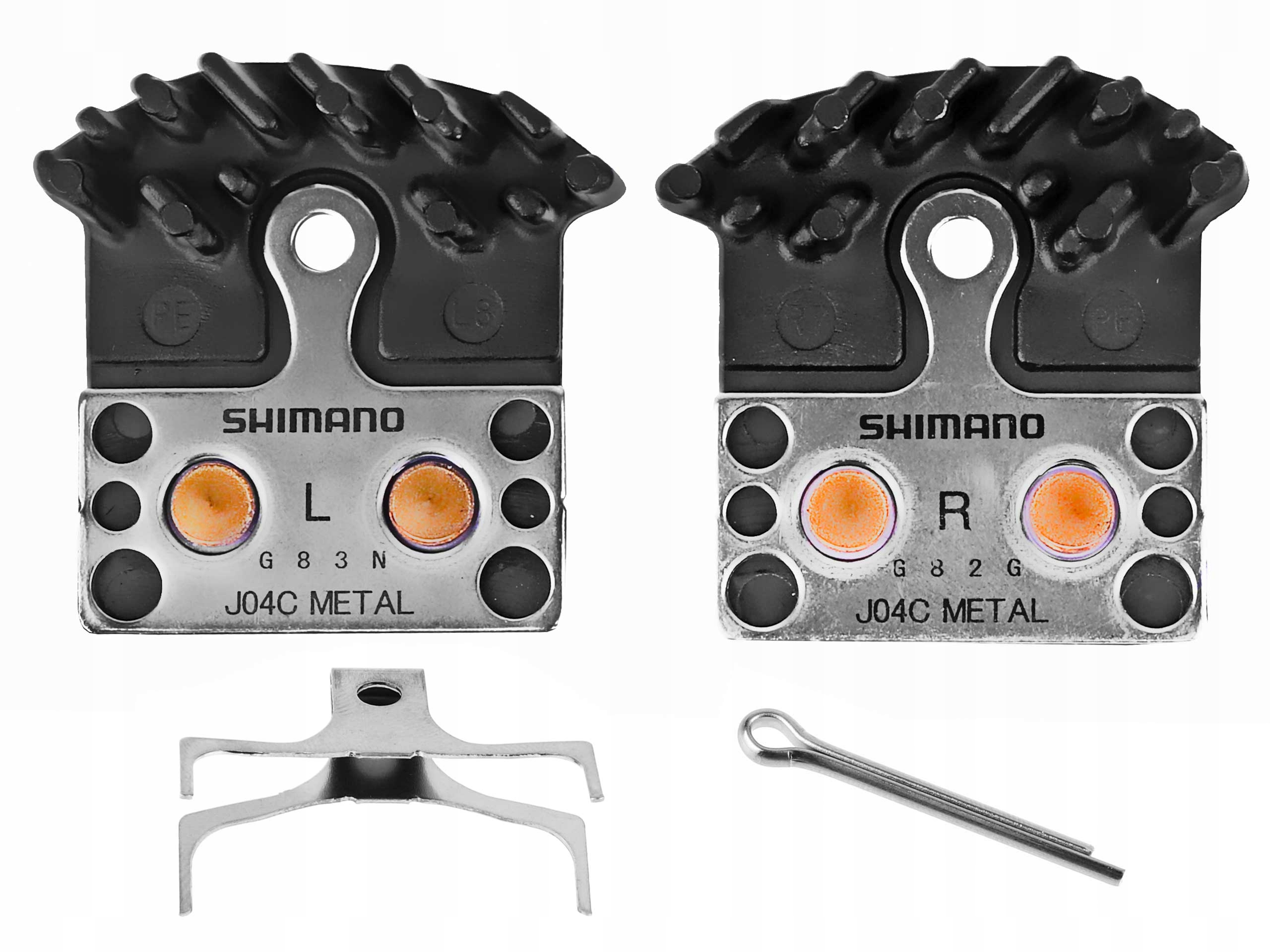 

Klocki hamulcowe Shimano J04C metaliczne/radiator