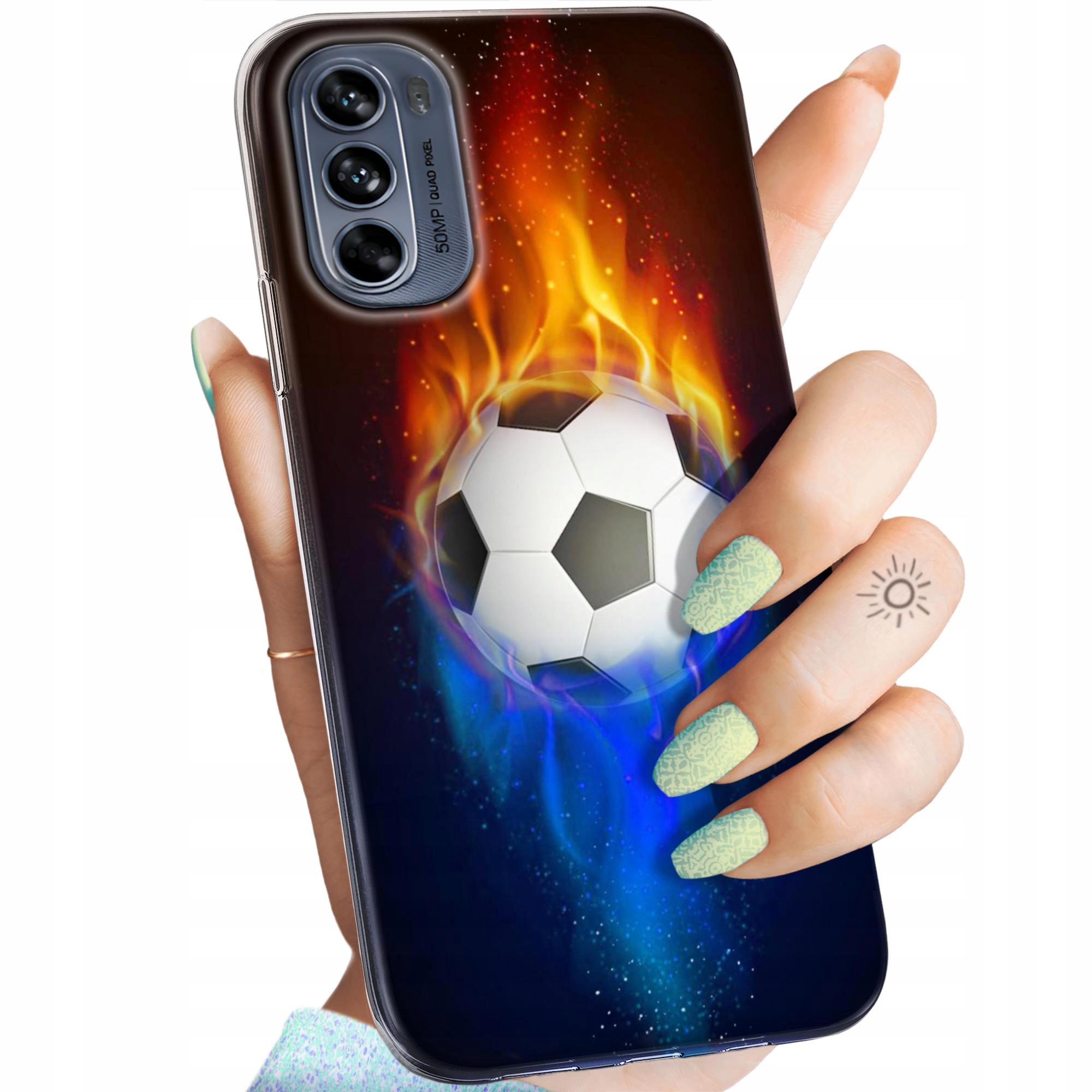 Etui Do Motorola Moto G62 5G Sport Piłkarskie Piłka Nożna Obudowa