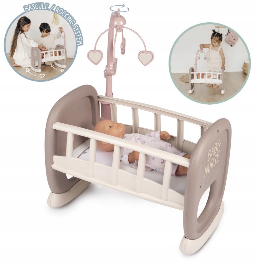 

Łóżko Dla Lalki Kołyska Karuzelka Baby Nurse Smoby