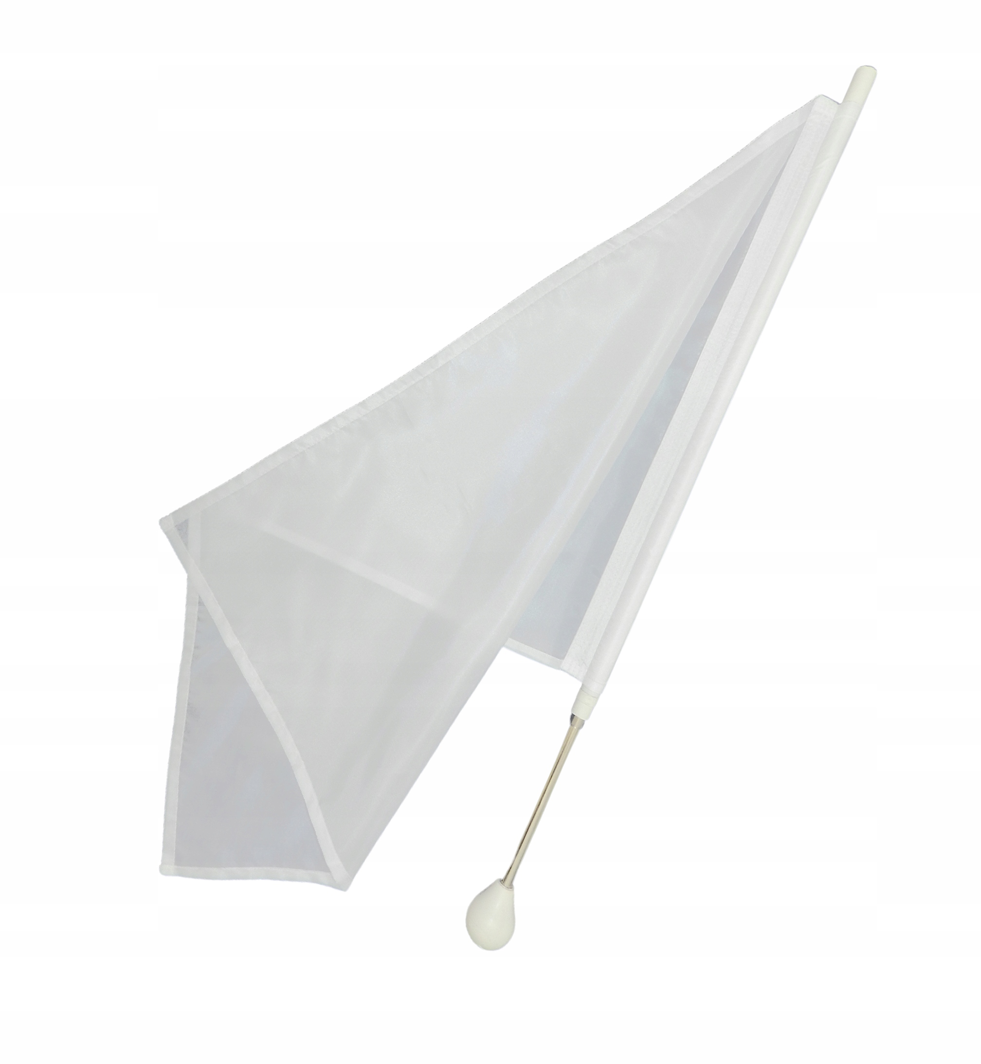 Mažoretková vlajka Belti FMT3 Z3 bílá 75 cm (51 x 71)