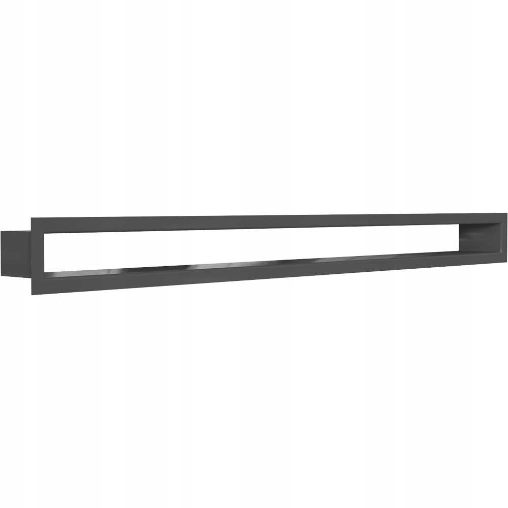 Větrací krbová mřížka Tunel 6x80 Grafitová