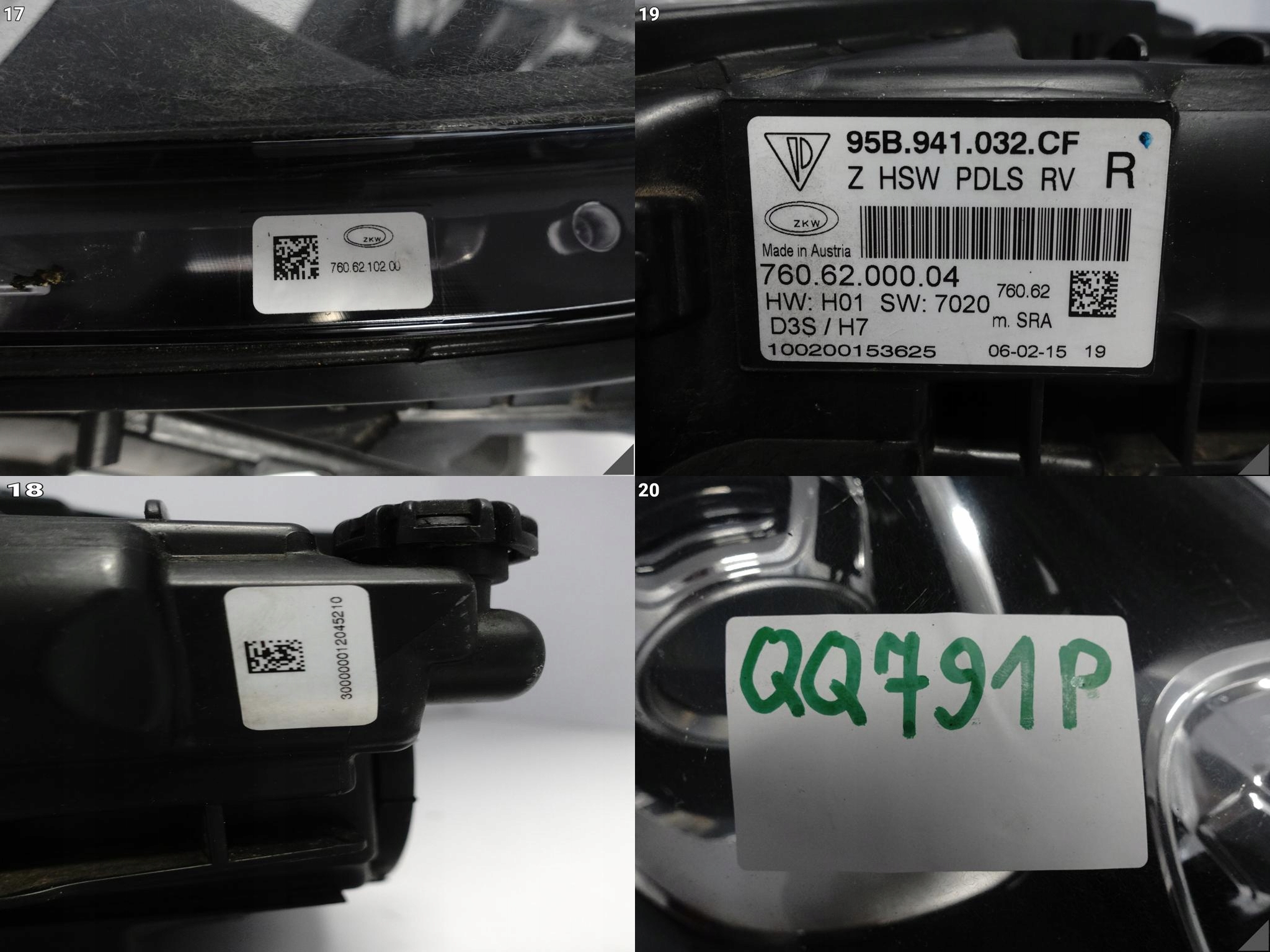 PORSCHE MACAN 95B 13-18 light XENON + LED positioning PDLS right front EUROPA