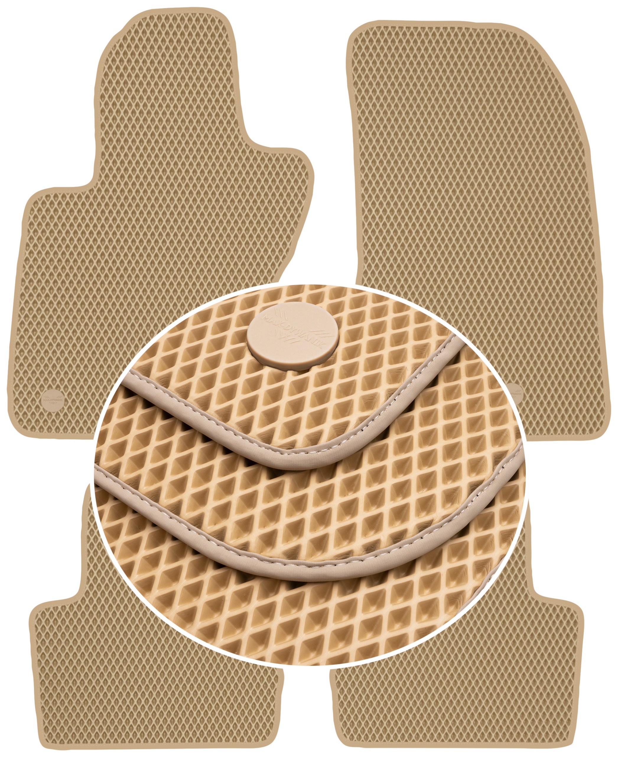 Jeep Renegade 2014-2018 Koberce Eternity Béžová