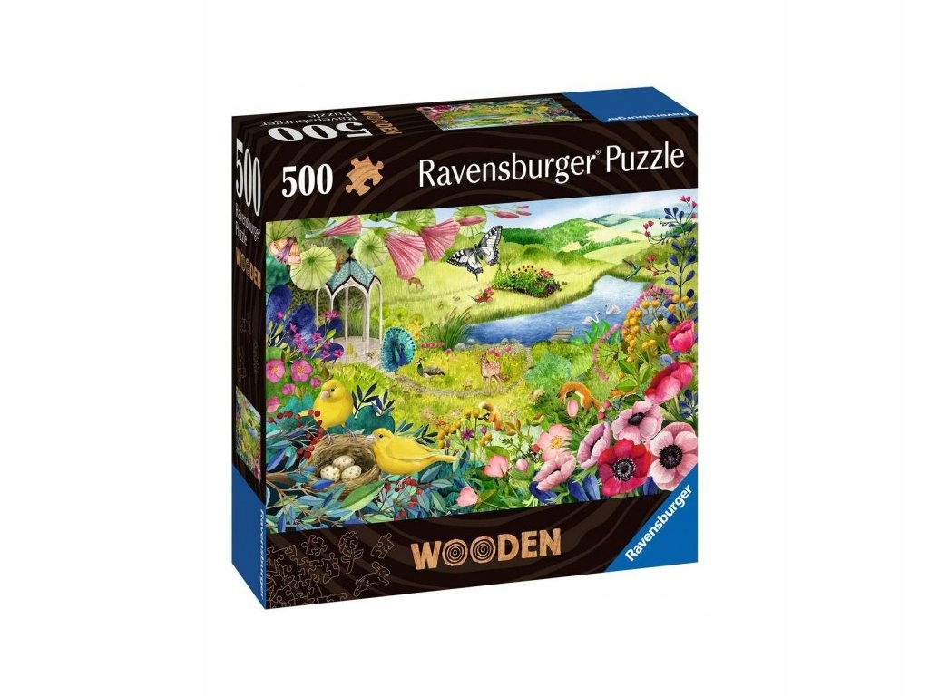 Ravensburger Drewniane puzzle Dziki ogród 500 elementów Ravensburger