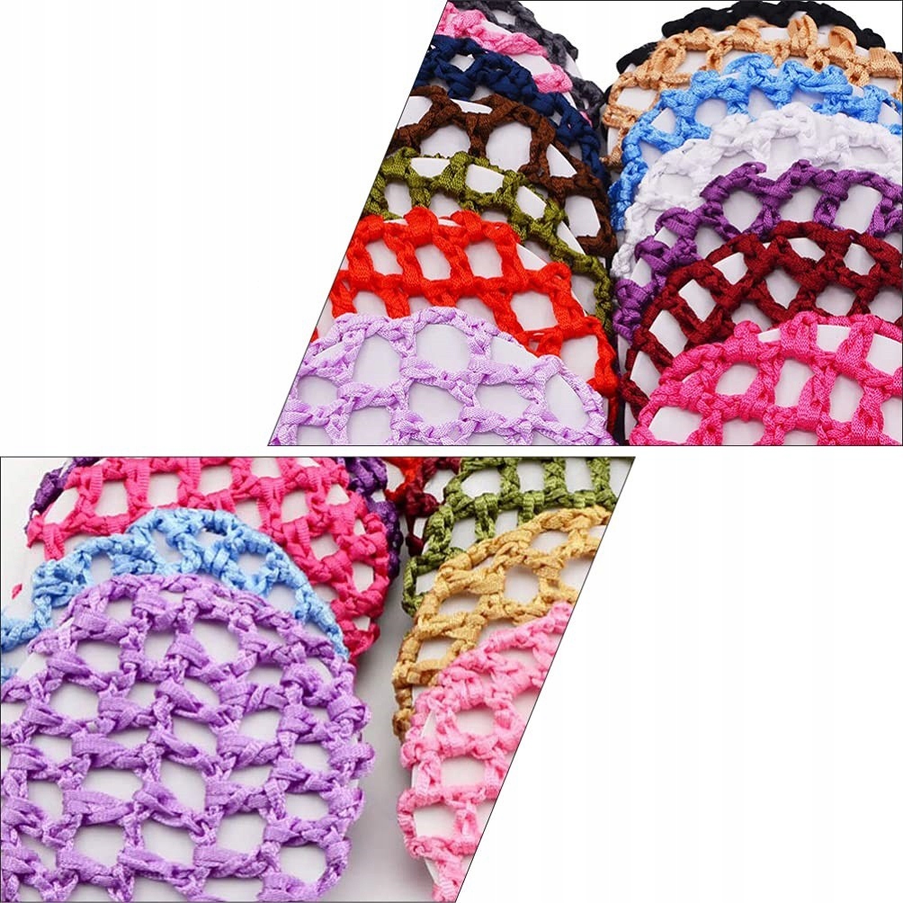 Siatka Na Kok Siateczka Baletowa Do Koka Różowa Marka bez marki