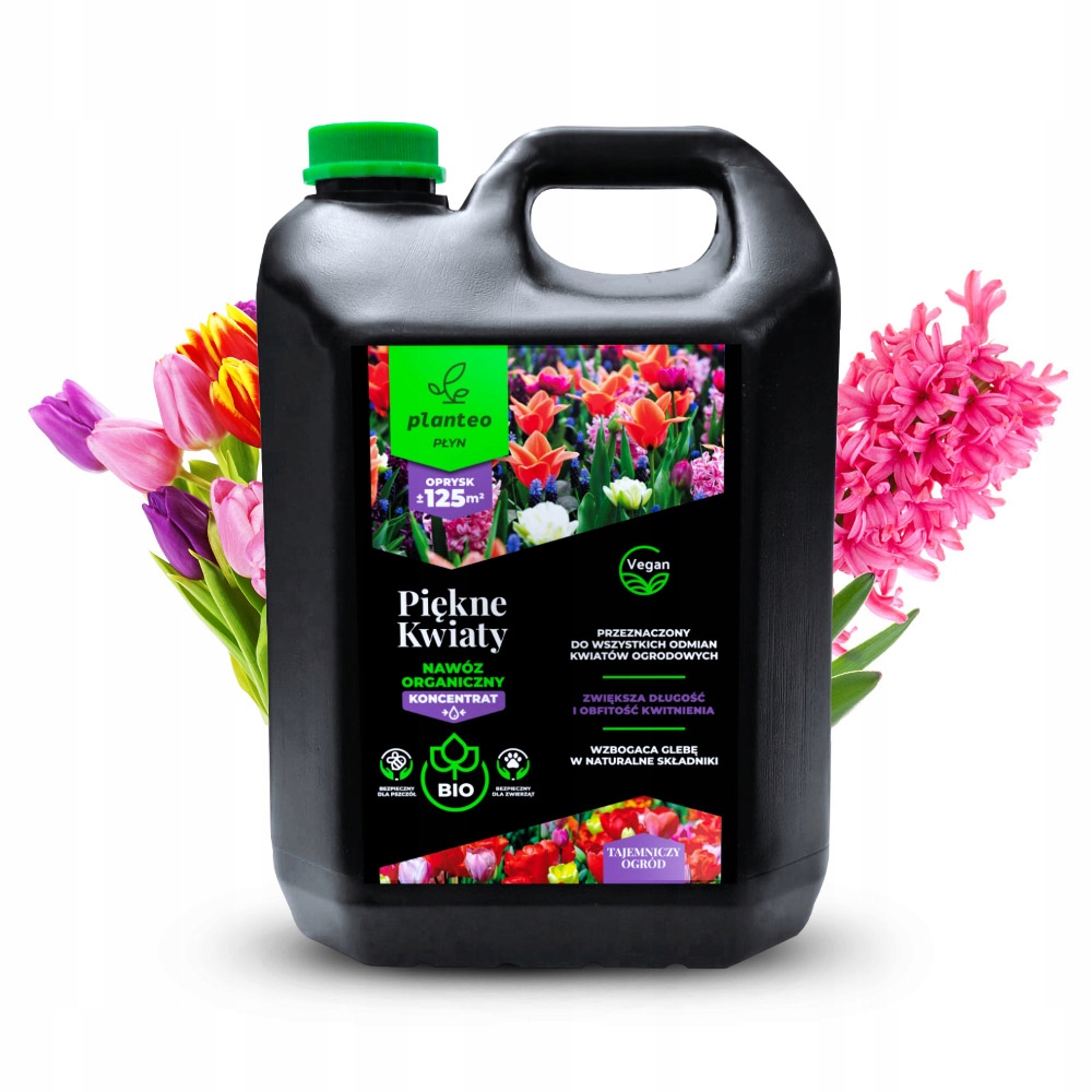 

Bio Nawóz Naturalny Płyn Piękne Kwiaty Planteo 5L