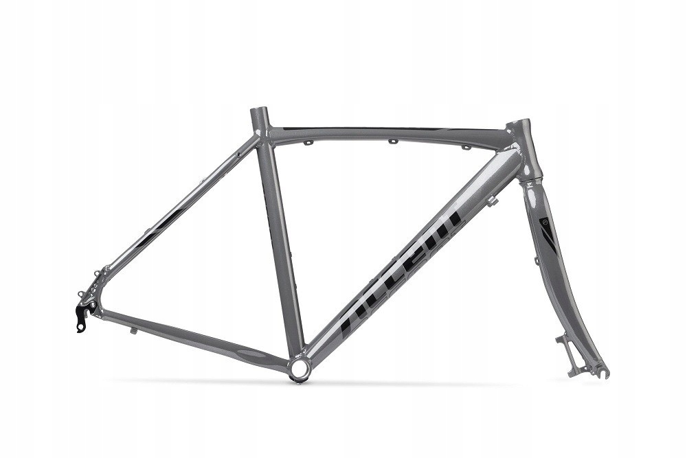 Rám gravelu Accent Falcon grafitově černý (vidlička, kormidlo), velikost L