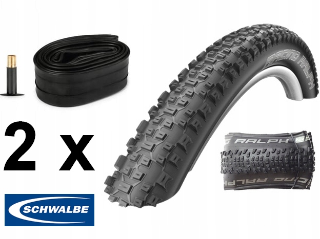 2x Opona Dętka Schwalbe Racing Ralph 27.5x2.10 Performance Zwijana
