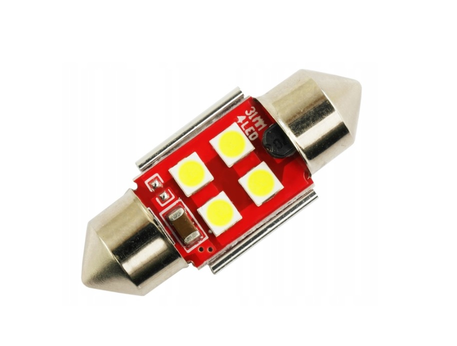 

Żarówka C5W 4 Led 3535 Canbus Can Bus 31 mm 400LM