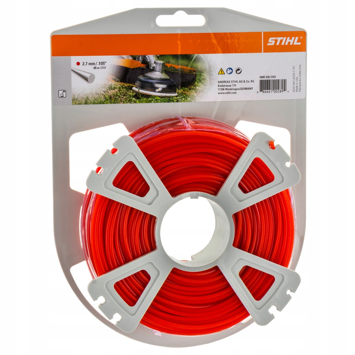 

Żyłka Tnąca Do Kosy 2,7 65mb Okrągła Stihl