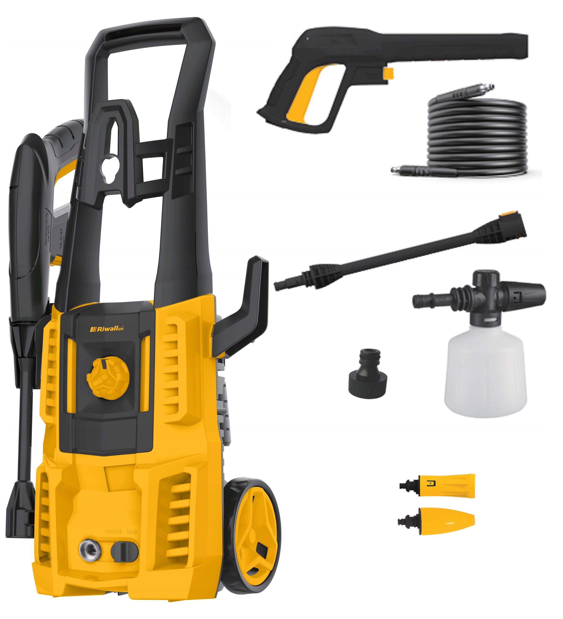 SAMOZASYSAJĄCA MYJKA CIŚNIENIOWA RIWALL REPW130M ALUMINIOWA POMPA L6