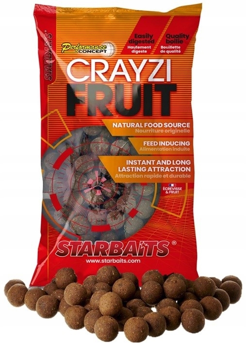 Starbaits Kulki Proteinowe 0,8KG 20MM Crayzi Fruit