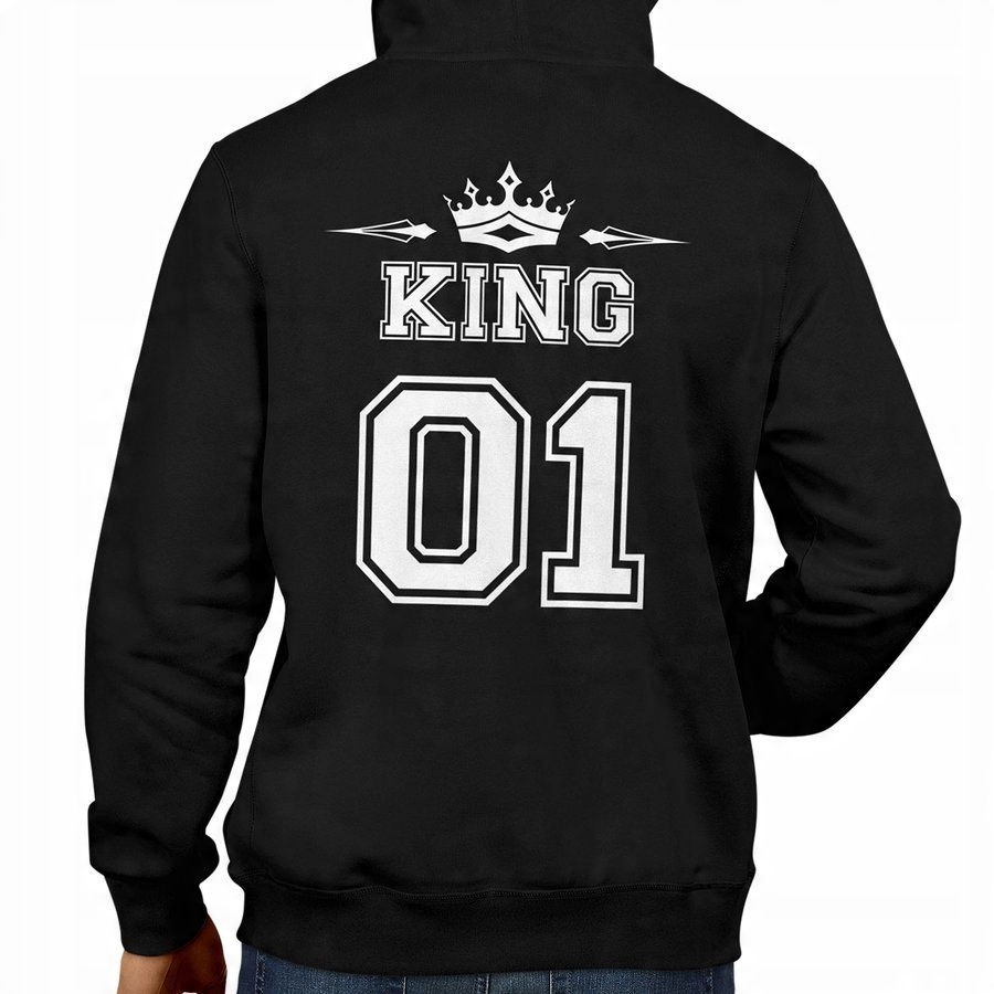 

Bluza na prezent dla niego - King, czarna XL
