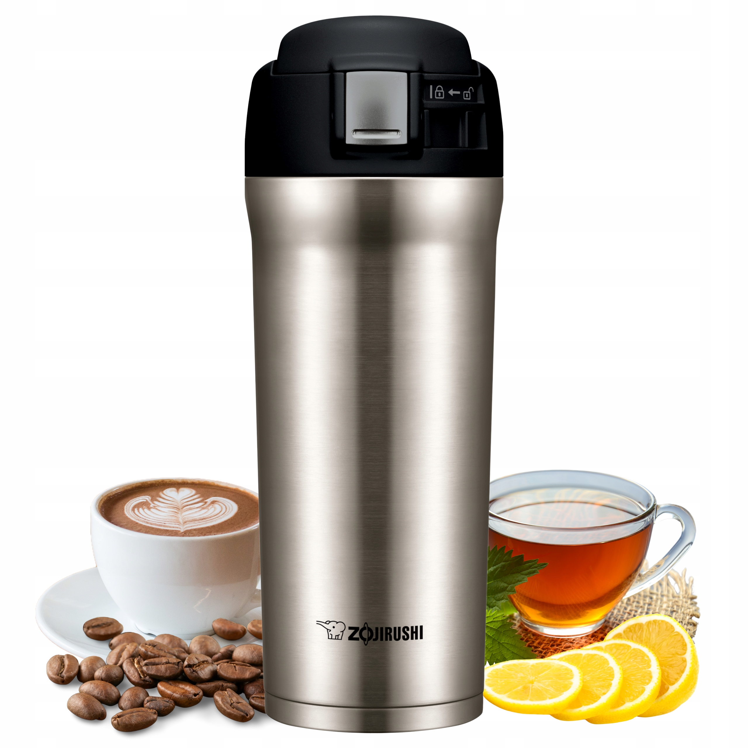 Termohrnek Zojirushi Termoska na horké nápoje 480 ml SM-YAF48 Stříbrná