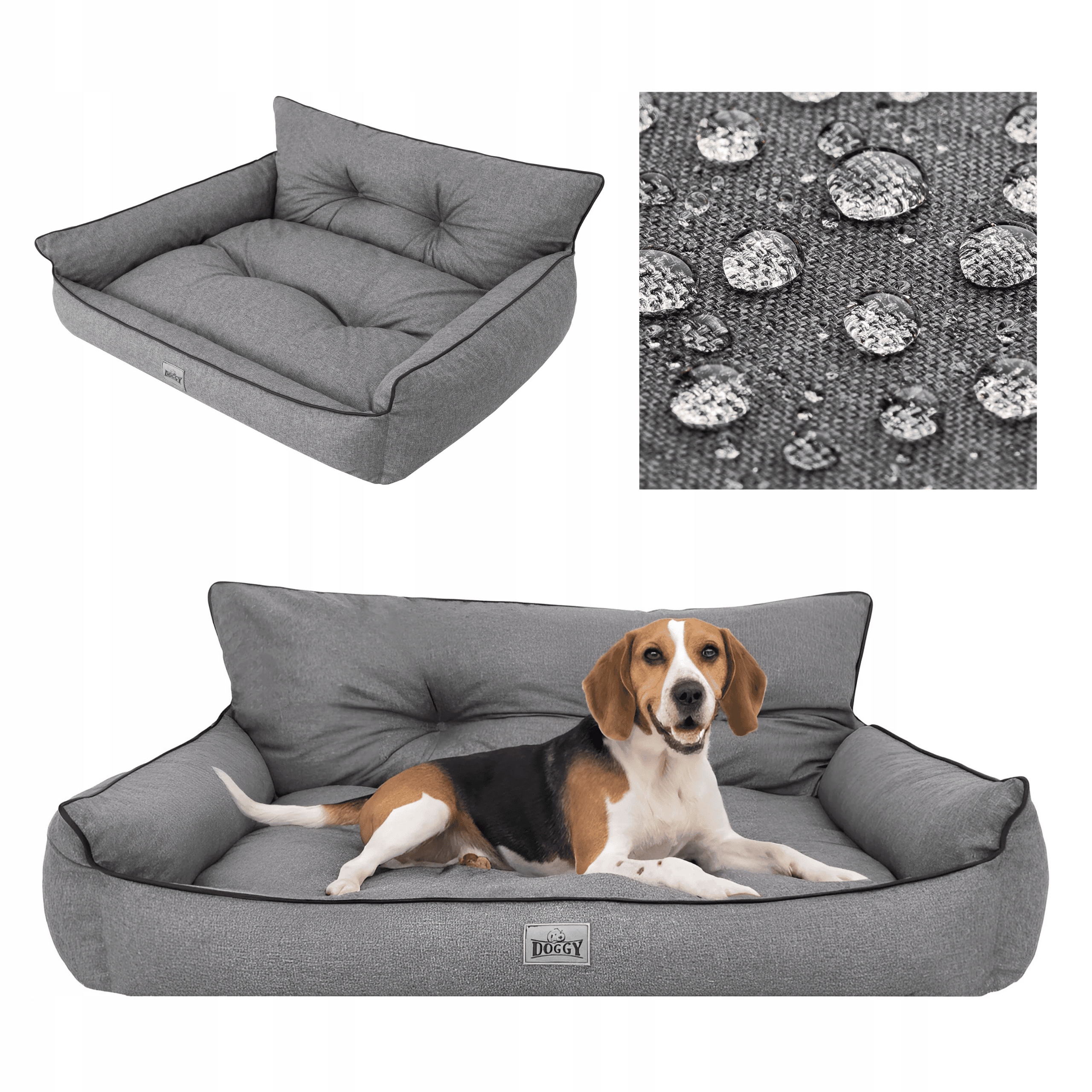 Levně Pelíšek pro psa voděodolná poduška kotec pro psa XL 82x63 cm