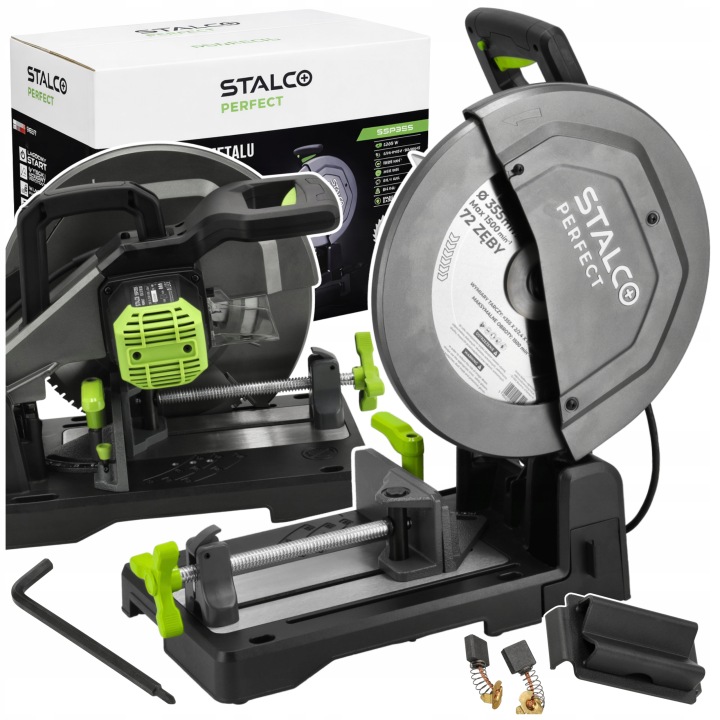 Piła Tarczowa Do Cięcia Stali Wielozadaniowa Wolny Start 355mm 2200W Stalco