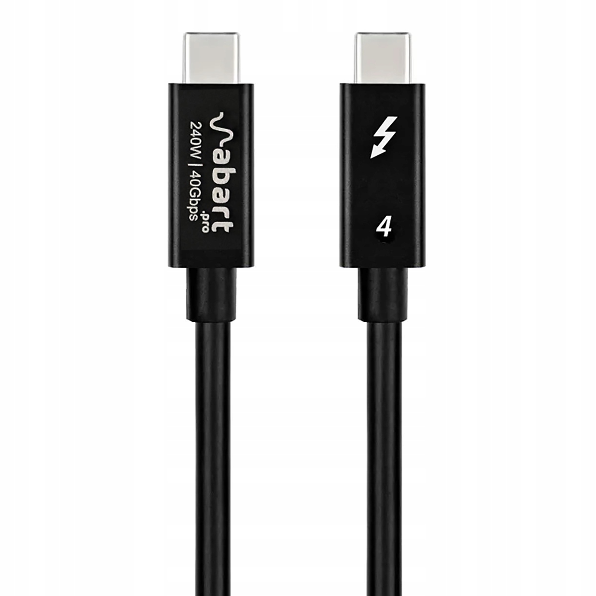 Abart Pro Kabel Thunderbolt 4 USB4 USB-C do 40Gb/s 240W 5A 48V 8K60Hz 3m