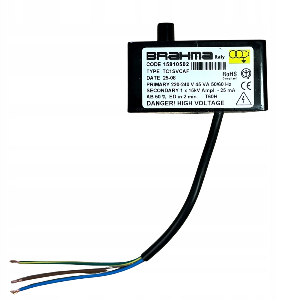 Zapaľovací transformátor Brahma TC1SVCAF 15910502