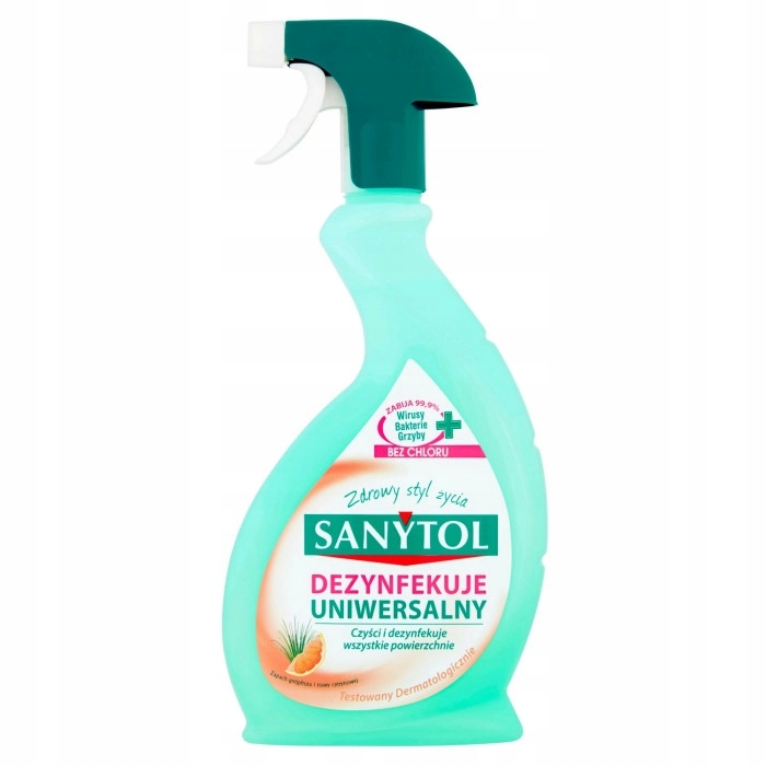 

Sanytol Spray Uniwersalny Usuwa 99,9% Grejpfrut