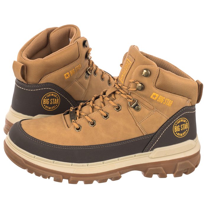 Pánské boty Trapery Big Star Hnědé KK174119 Brown