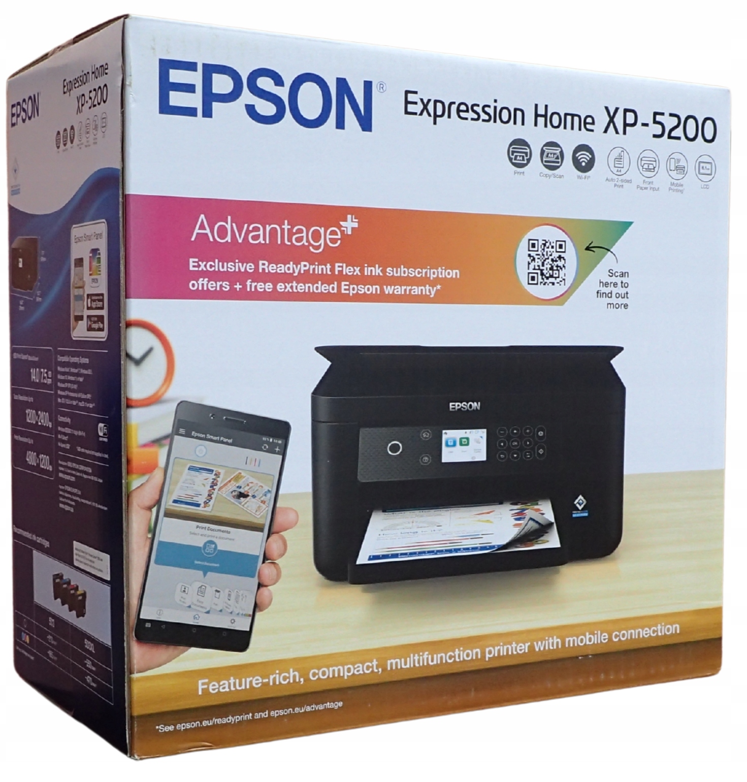 Multifunkčná atramentová tlačiareň Epson XP-5200 Skener 3v1 WiFi Duplex