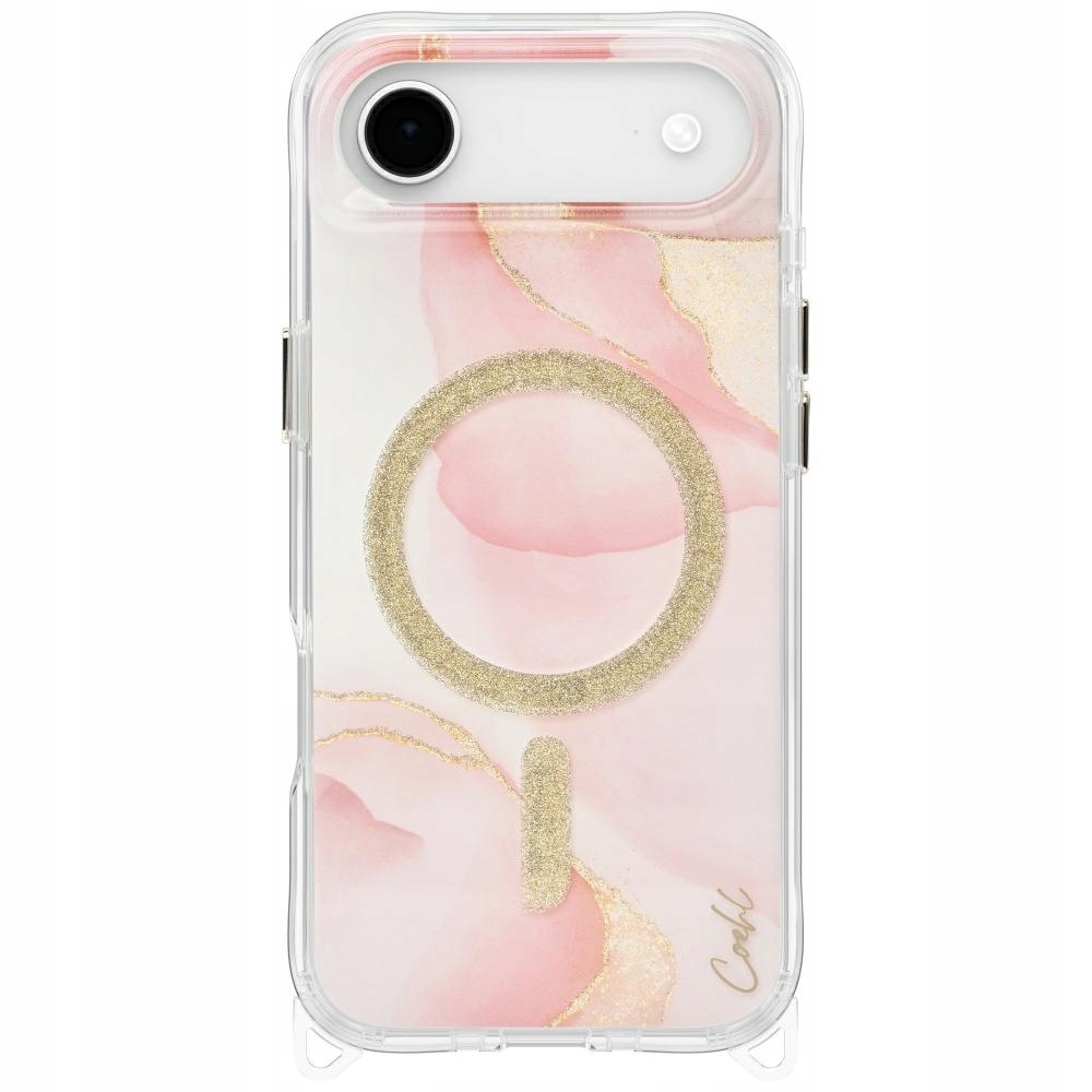Pouzdro Uniq Coehl Aeris pro iPhone Air Magnetic Charging, růžové