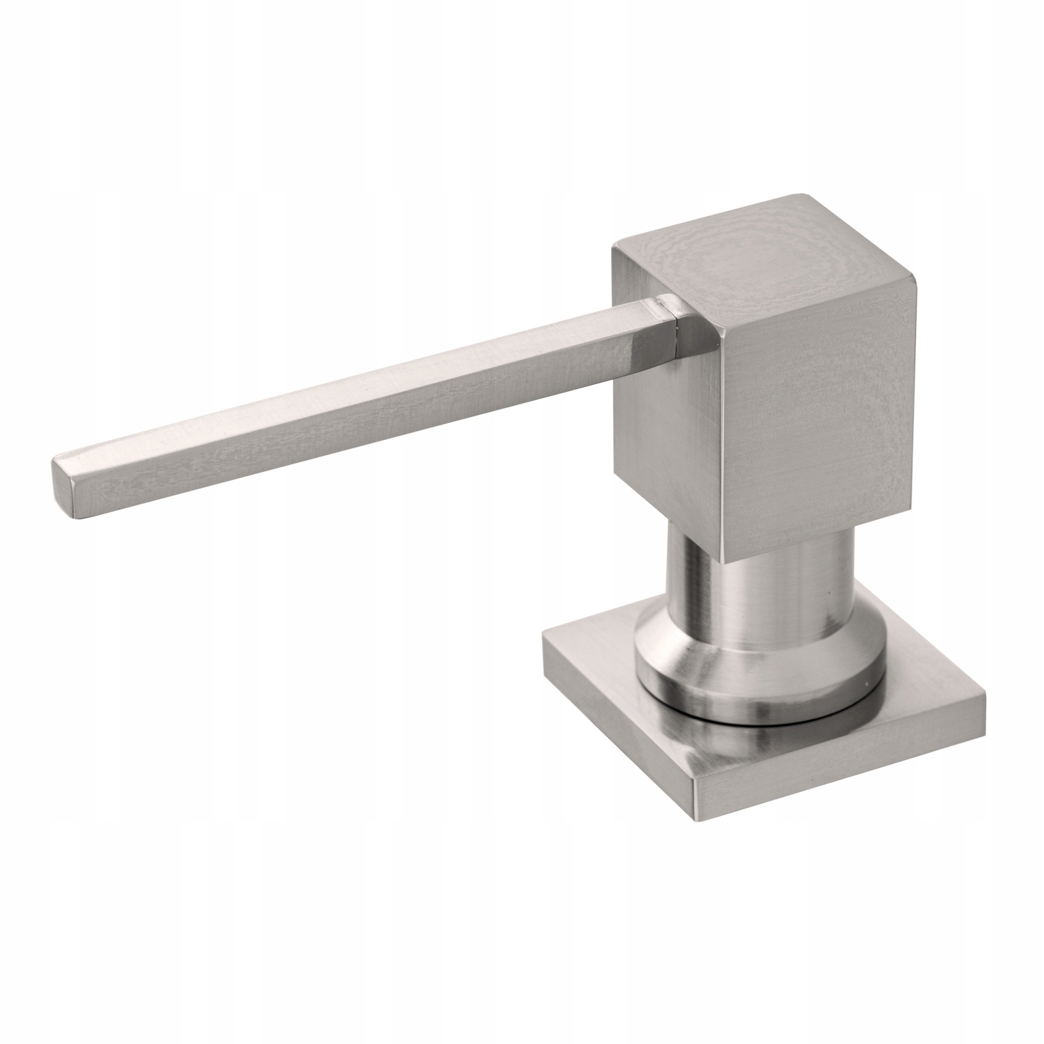 DOZOWNIK INOX KWADRATOWY DO ZLEWOZMYWAK DO PŁYNU