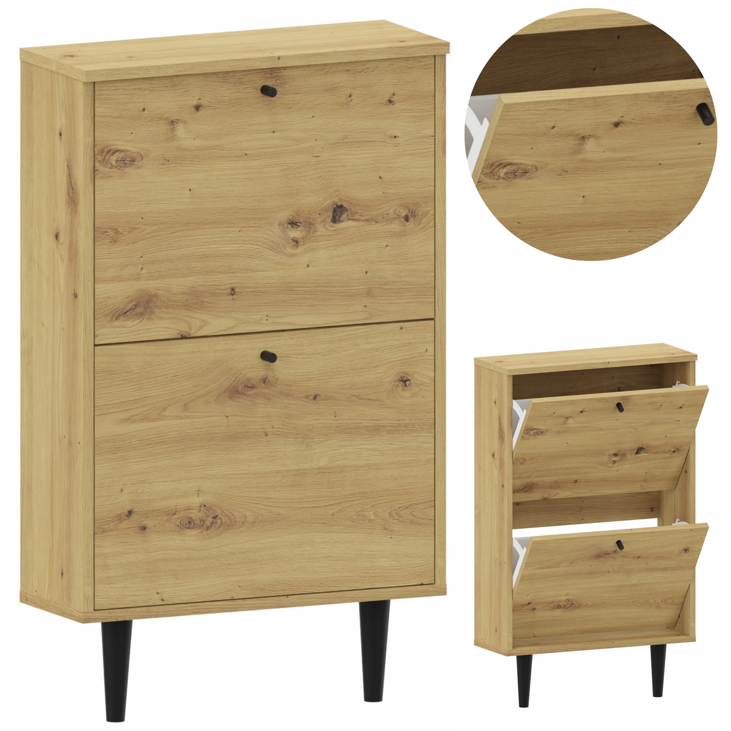 Skrinka na topánky Dotti 520 artisan komoda na obuv predsieň regál nohy