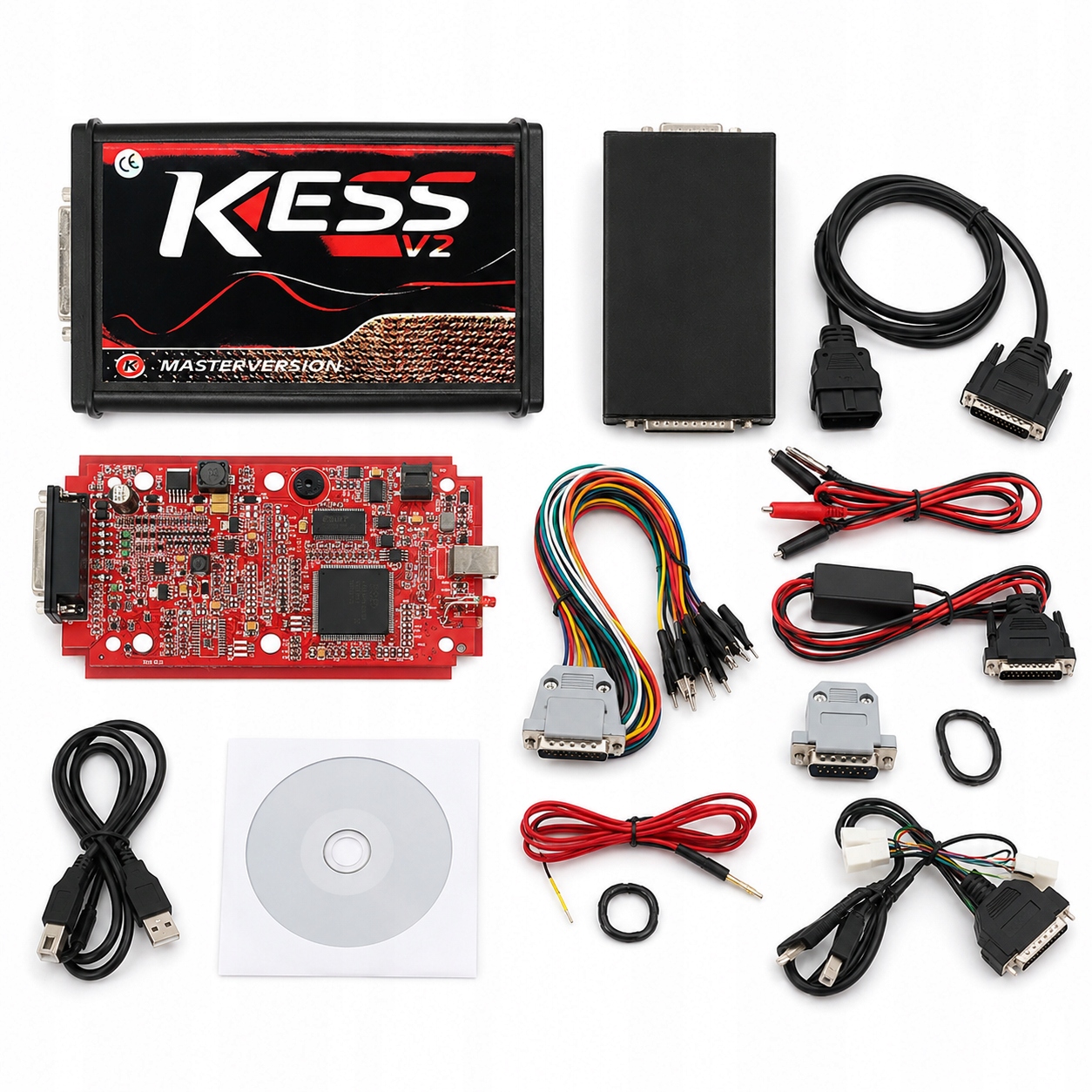 Programátor Ecu Kess V2 5.017 OBD2 chip tuning kabely