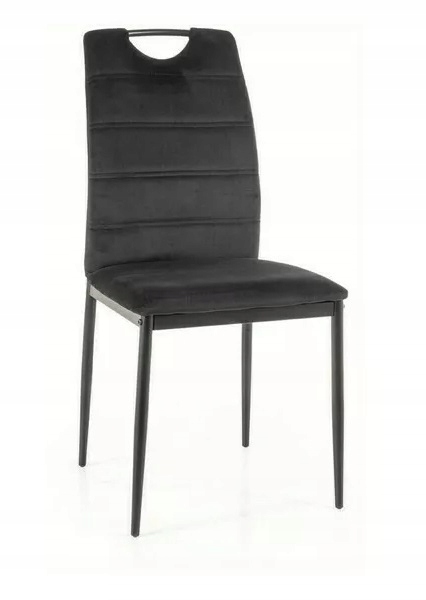 Čalúnená stolička Rip Velvet čierna/čierna Sig