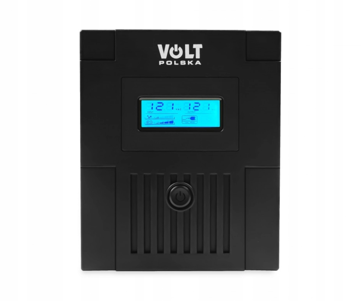 Zasilacz awaryjny UPS VOLT Polska 1200VA 720W Tower 1x Schuko 2x IEC Micro