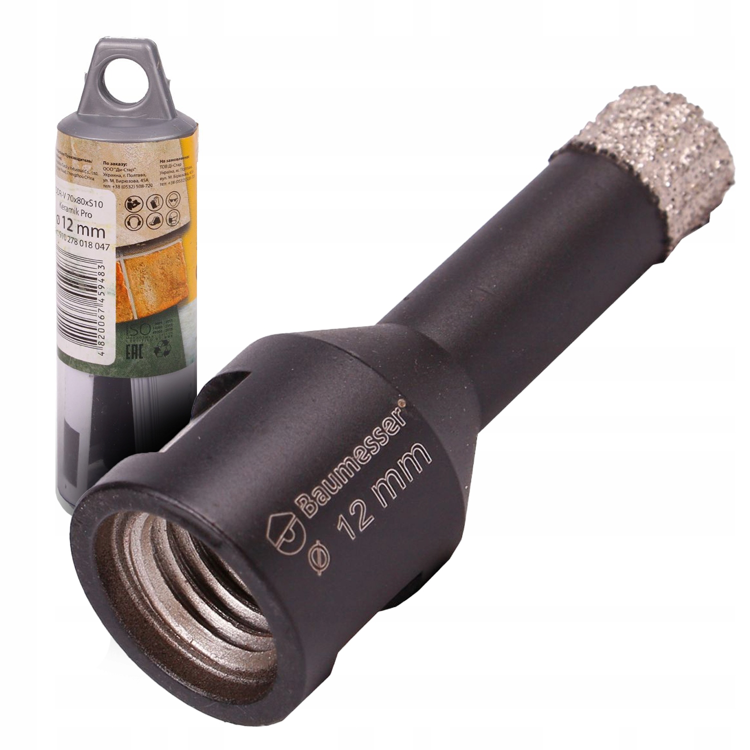 

Wiertło diamentowe 12mm M14 Keramik Pro Baumesser