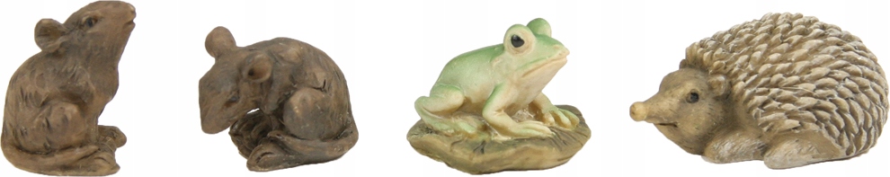 

Jeż, żaba i myszy- do 1,6cm wys./ do figur 11-13cm