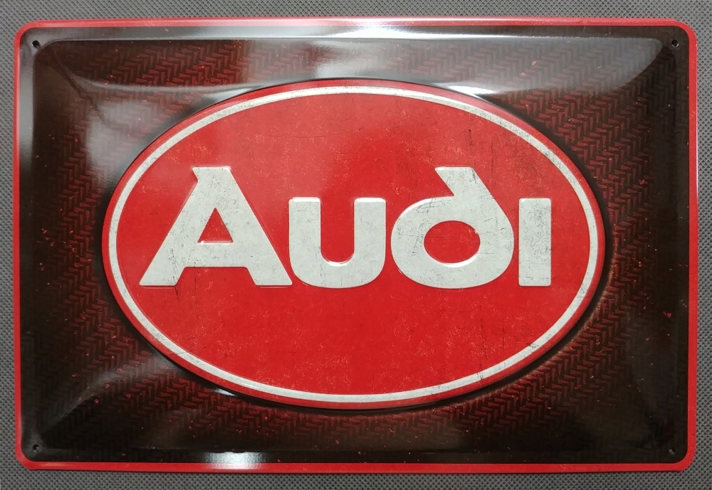 Tablica szyld AUDI LOGO prezent blacha metal 20x30 Numer katalogowy producenta 22326
