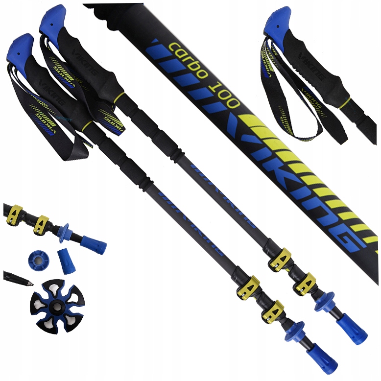 

Kije Kijki Trekkingowe Viking Carbon Lite Trekking