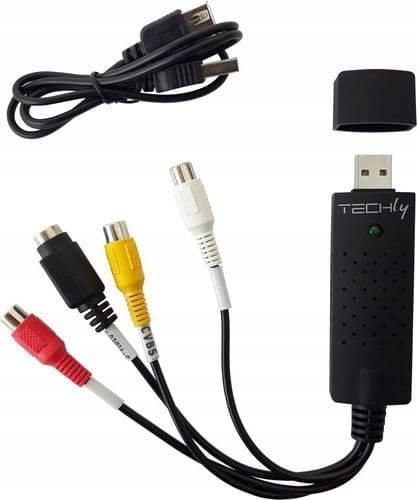 TECHLY Audio Video Grabber USB 2.0 Stan opakowania oryginalne