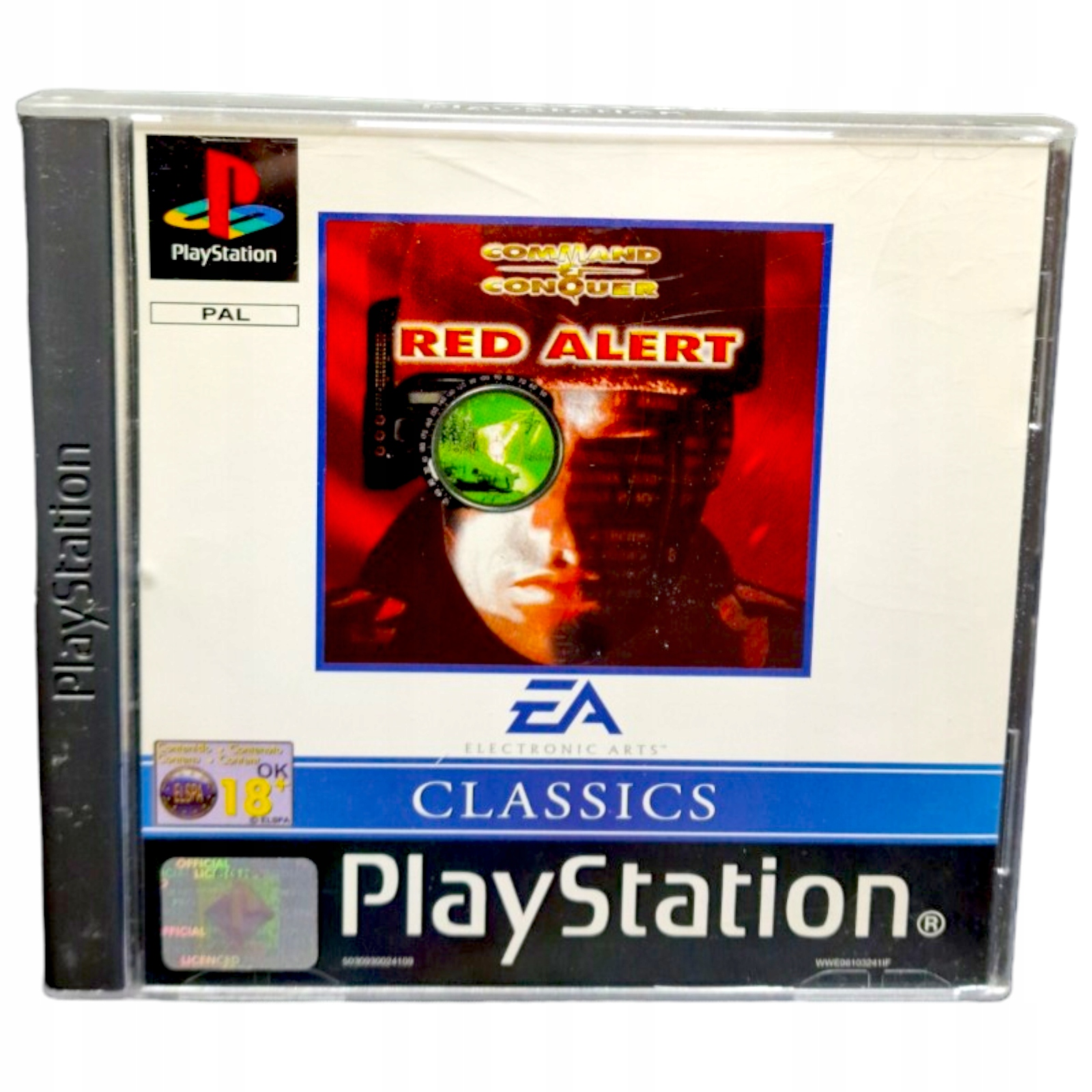 Command & Conquer Red Alert Sony PlayStation PSX PS1 PS2 PS3 gra retro RTS Stan używany 87,95