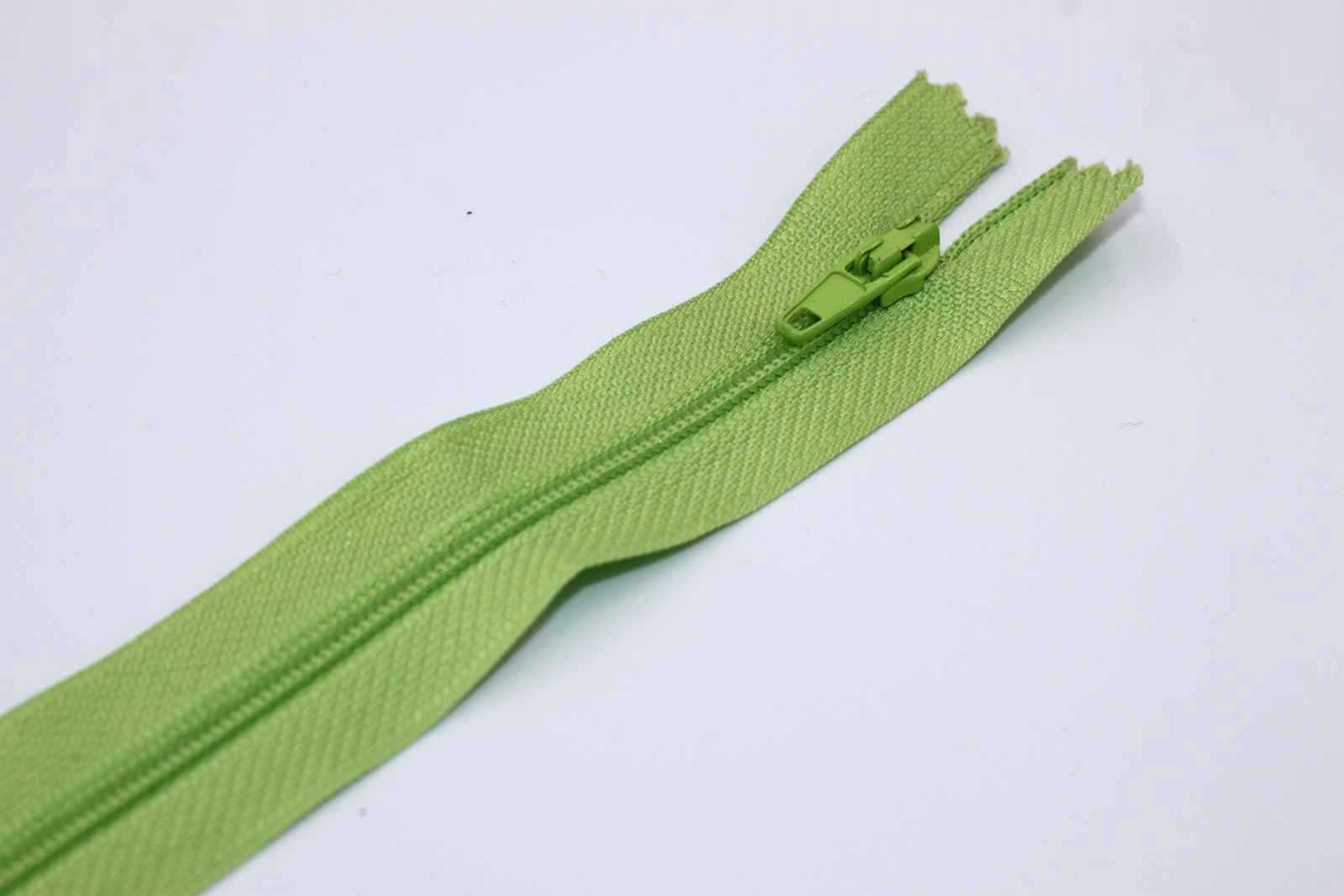 Zamek błyskawiczny spiralny 18 cm zielony