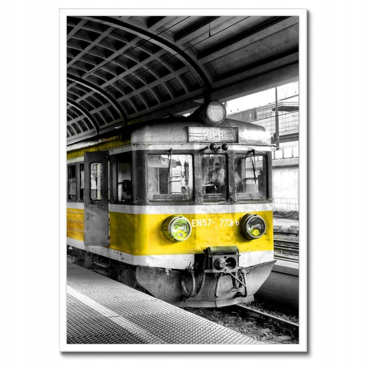 Plakáty v rámu 50x70 Žlutý vlak