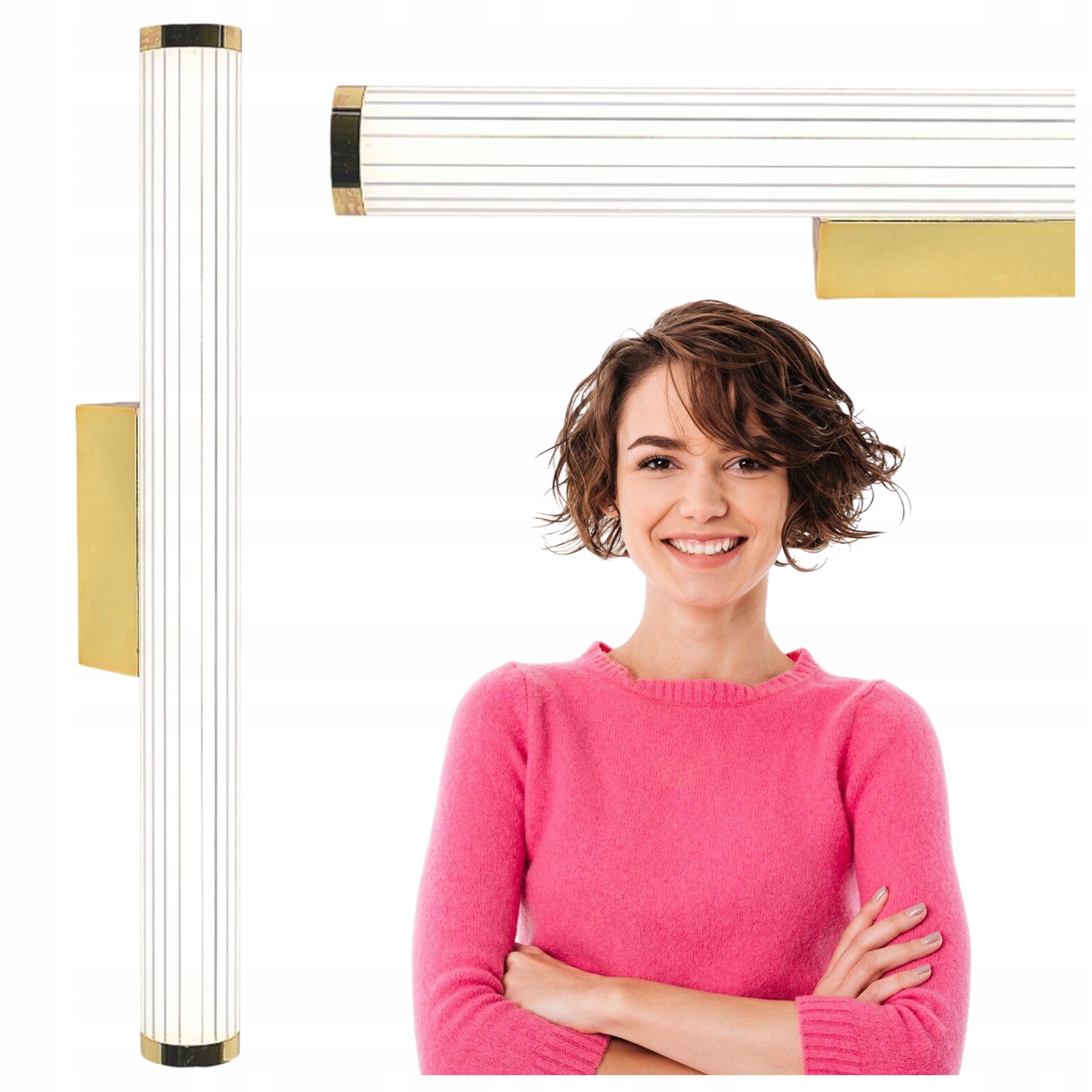 Nástenné Svietidlo Vena 60 CM Zlaté Led 12W Variabilná Farba Cct Trieda IP44