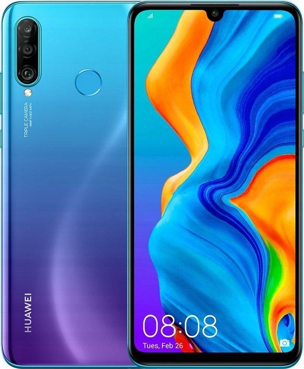 Huawei P30 Lite 6GB 128GB 3340mAh Pełny Zestaw