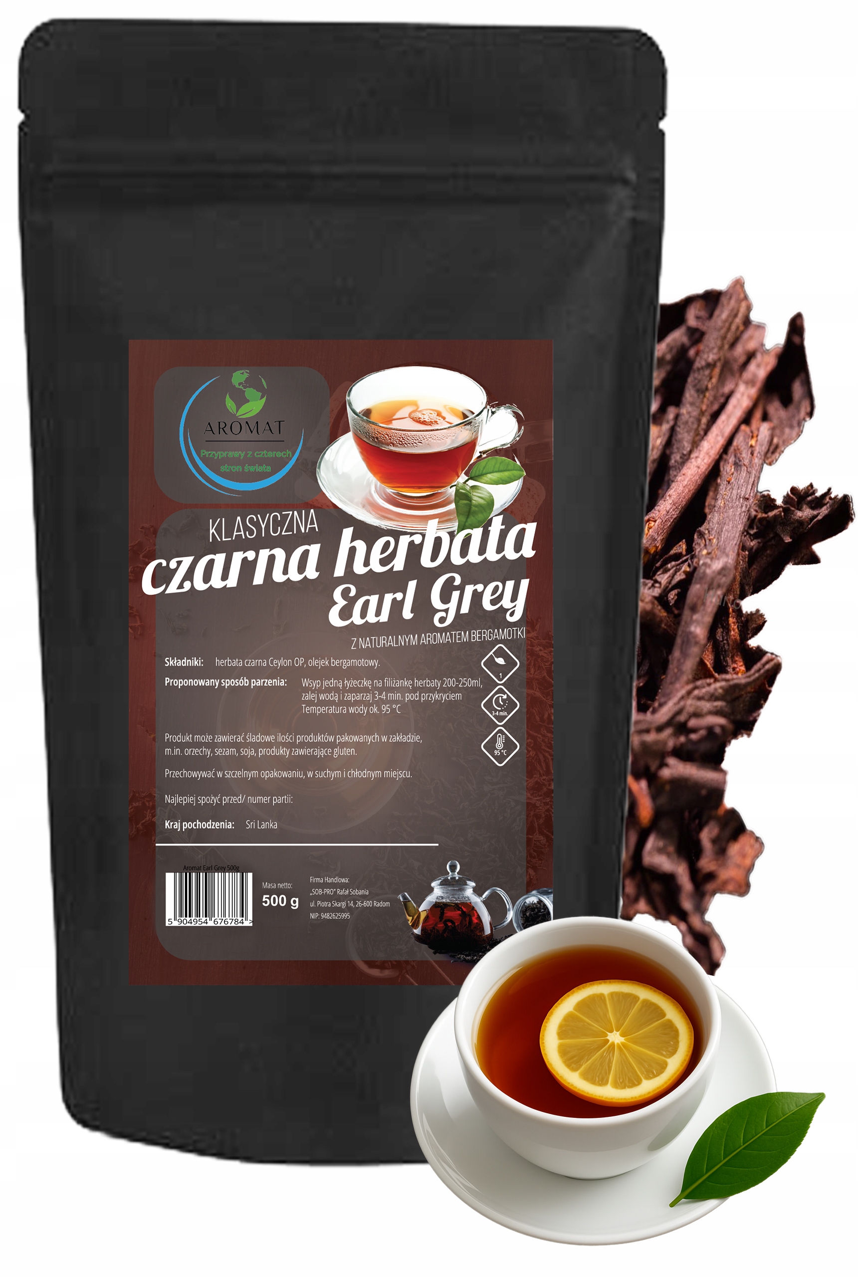 Levně Čaj Earl Grey 500 g|černý s vůní bergamotu Listového Premium 0,5 kg